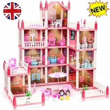 Kids 4 Storey Doll House With