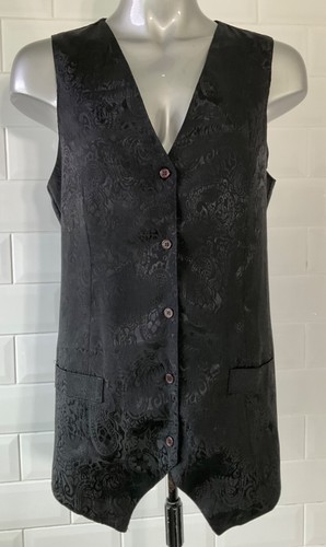 Size black silky jacquard - black,
