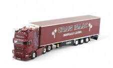 Tekno 1:50 Craig Isaac Scania R-Serie Topline 6x2 Reefer Semitrail Truck Diecast
