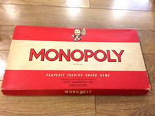 Vintage 1960's Monopoly Board