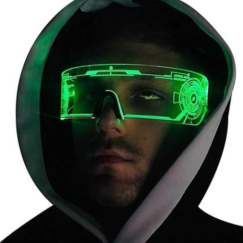 Led visor glasses colour - led,