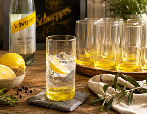 Schweppes highball tumbler - schweppes, highball/tumbler