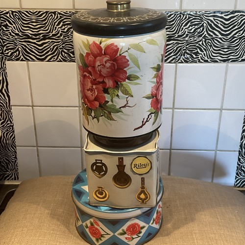 Set vintage tins - set, of