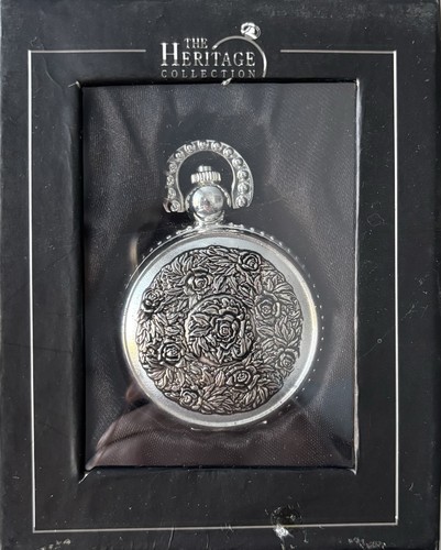 Silver plated pocket - silver, watch