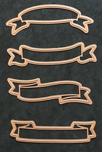 Ribbon banners 4pc designs - banners,