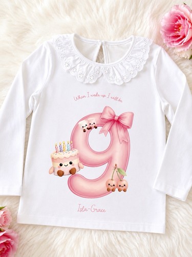 Birthday pyjamas girls - pyjamas,