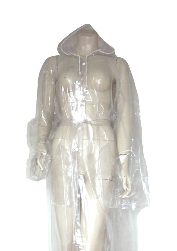 Pvc like raincoat mac - pvc,