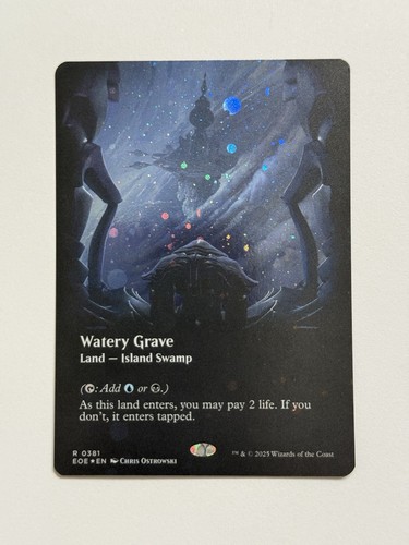 Watery grave - watery, (borderless)
