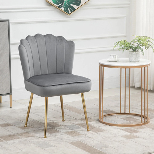 Shell shaped accent chair - shaped,