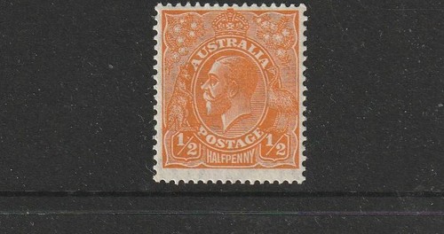 Stamps aust kgv orange - aust,