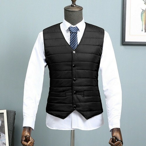 Men gilet padded waistcoat - padded,