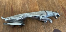 JAGUAR CHROME VINTAGE MOTOR CAR MASCOT BONNET HOOD ORNAMENT WITH BRACKET