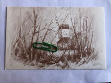 Post Mill Mountnessing From A Watercolour By G. Roy Hammond Uposted