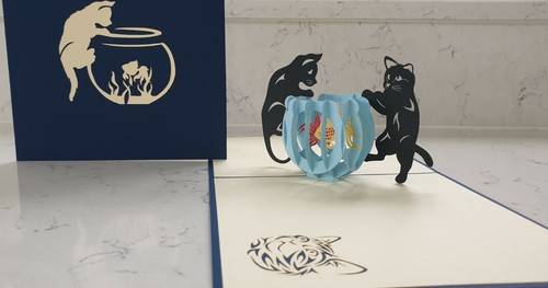 Pop cuties cat and - 3d,