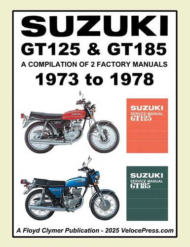 Suzuki gt125 gt185 twins - &,