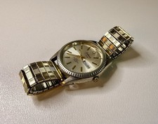 Vintage Galaxie by Elgin W1219 Quartz Wristwatch | Gold Tone | Classic Design