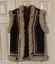 Afghan Sheepskin Waistcoat