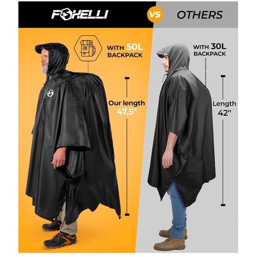 Coverage rain poncho for - coverage,