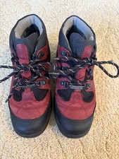 Hotter Women’s Goretex Walking Shoes Boots Red Terra Size UK 4