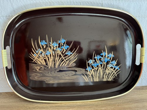 Vintage japanese black lacquer - vintage,