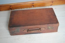 Vintage leather suitcase by Finnigans Ltd Bond Street London