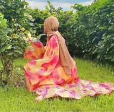Open abaya for women, Bright