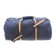 Large Vintage Canvas Holdall AIRLINE HAND LUGGAGE APPROVED, Weekend Bag
