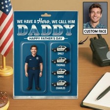 Police Dad Gift - 2D Hero