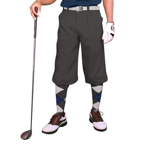 Golf knickers charcoal - golf,