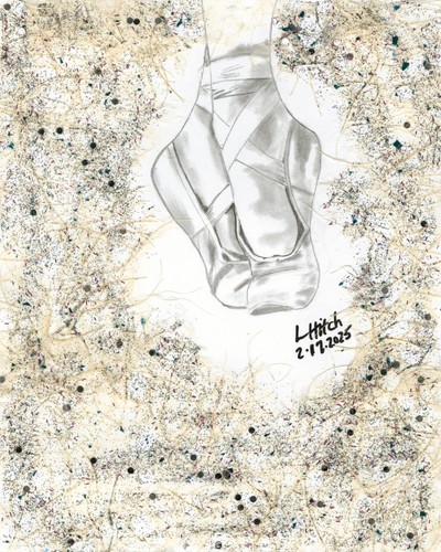 Art print pointe - art, print,