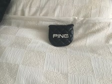 Ping Golf Mallet Style Putter Cover - Black - Putter Cover Only.