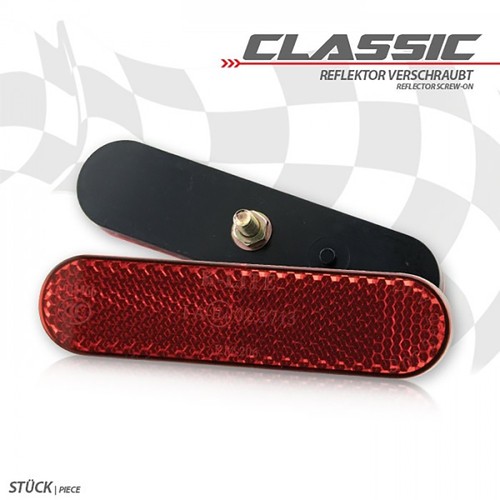Classic red reflector x - red,