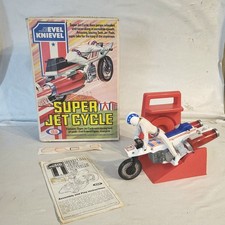 Vintage Evel Knievel  Super Jet Cycle ( BOXED )    SPARKING 