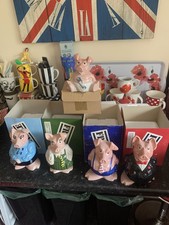Nat West Pigs Original of Wade Set Of 5 With Boxes NatWest Pig ✅✅✅✅✅job Lot
