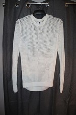 Topman Men's White Open Knit