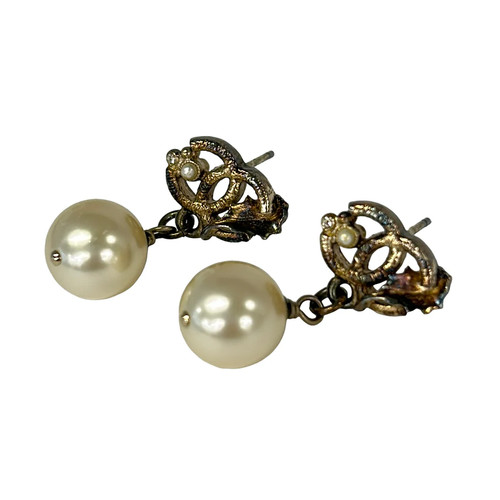 Chanel gold cream hardware - gold,
