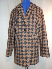 ** SALE **  MISS SELFRIDGE SIZE 8 LADIES COAT IN BROWN AND BLACK  WOOL BLEND