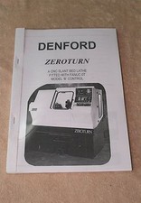 Denford Zeroturn CNC Slant Bed Lathe Manual