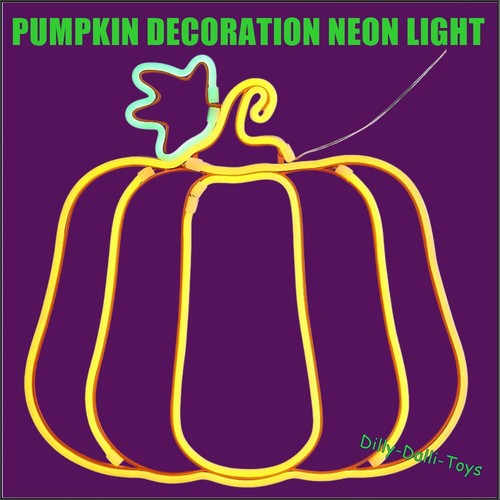 Pumpkin light neon tube - pumpkin,