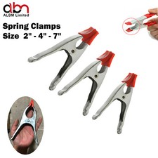 Spring Clamps Large 7", 4" &