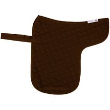 Dressage Numnah Saddle Cloth Pony Cob Size Cotton Brown Working Hunter