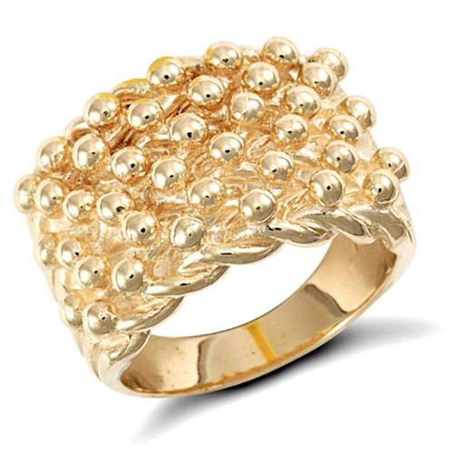 9ct yellow gold keeper - gold,