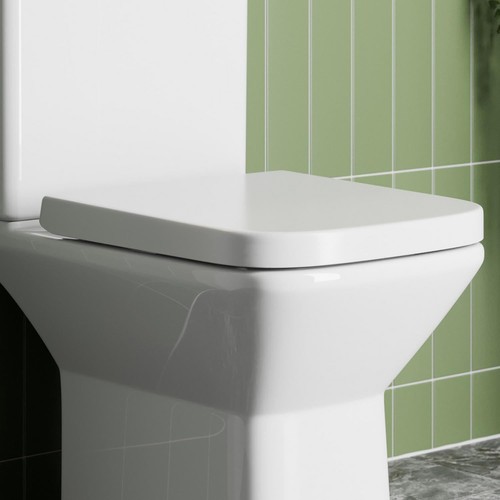 Bathroom toilet seat square - bathroom,