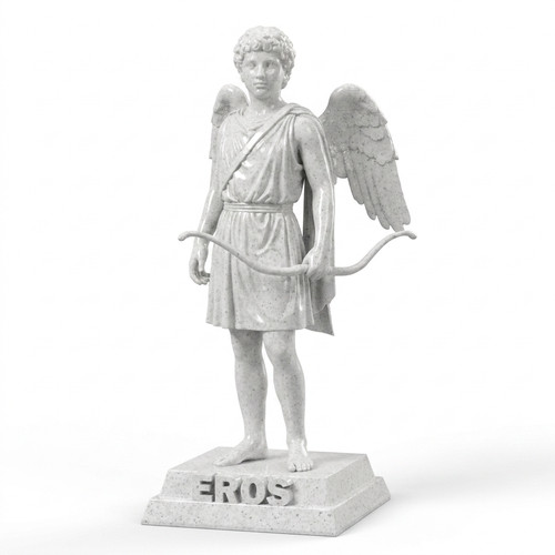 Eros greek god statue - god, of