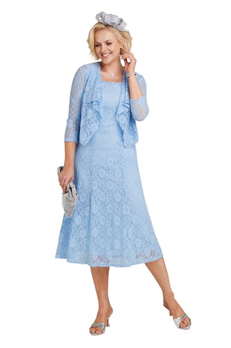 Ladies elegant lace dress - dress, &