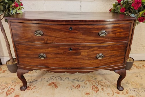 Victorian mahogany bow fronted - victorian,