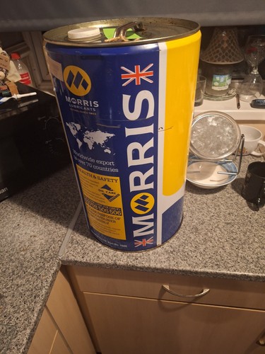 Morris lubricants oil drum - lubricants,