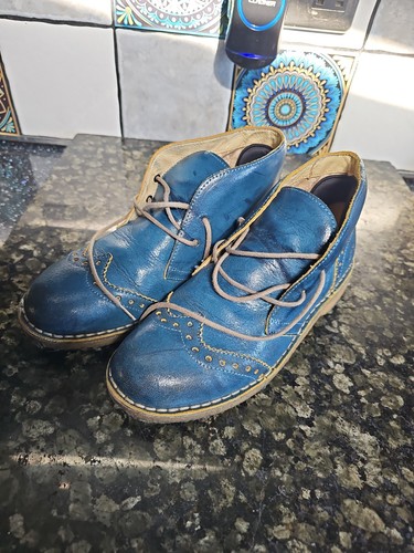 Fly london blue brogues - brogues, boots
