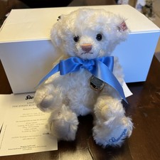 Steiff Prince George Royal Baby Teddy Bear with Button, Medal, and Tag 664113