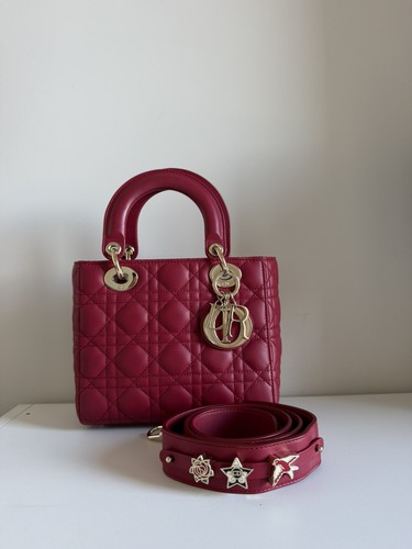 Authentic lady dior cherry red - lady,